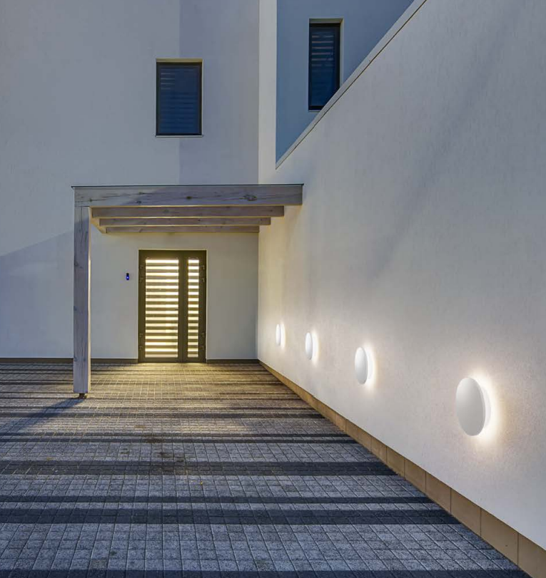 GEALUCE Plafoniera eclisse in alluminio bianco-antracite-marrone IP65 due dimensioni LED CCT GEALUCE Plafoniera eclisse in alluminio bianco-antracite-marrone IP65 due dimensioni LED CCT